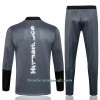 Sudadera De Entrenamiento Trajes Real Madrid Cremallera De Cuarto 2021/22 Negra - Hombre